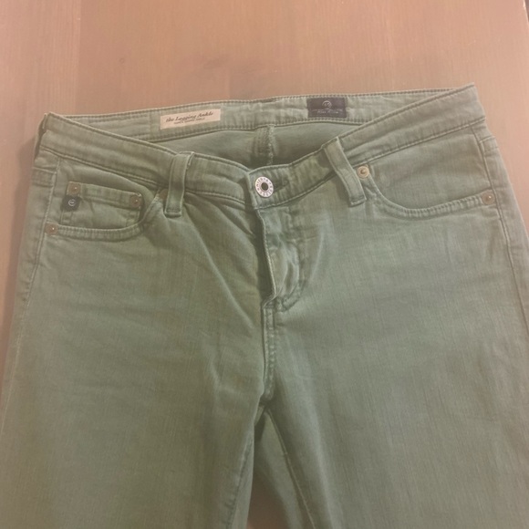 Adriano Goldschmied Green Skinny Jeans - Women’s Size 27 - Picture 5 of 6